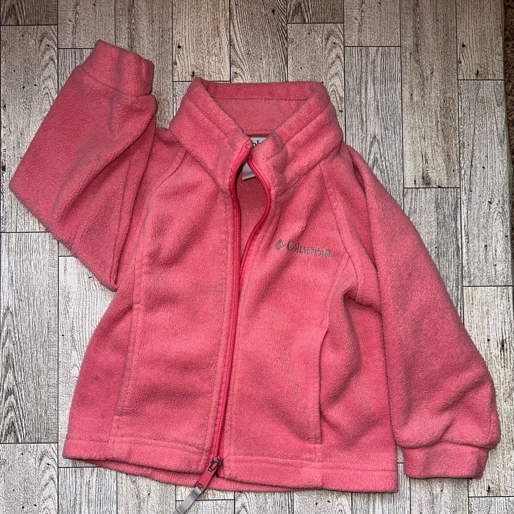 Columbia Kids Pink Fleece Jacket - 2T